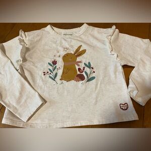 Lovely long sleeves Souris Mini tee 🐰